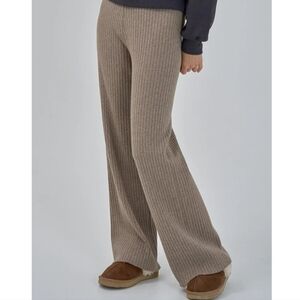 NWT Ribbed Knit Pant In Tan Size 2X
